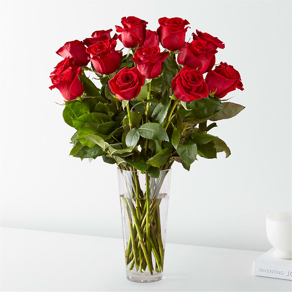 Long Stem Red Rose Bouquet – Peebles Flower Shop Llc, Peebles OH